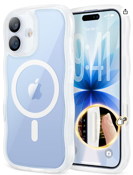 US iPhone 17 Case for Women Frosted Clear