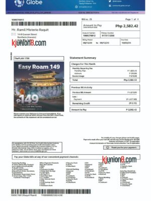 菲律宾电信账单 菲律宾电信账单