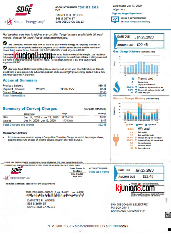 加利福尼亚州-电力账单 加利福尼亚州电力账单