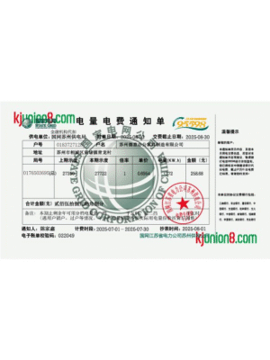 国家电网电费账单