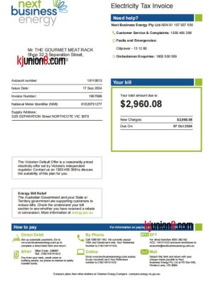 ao-da-li-ya-shang-ye-dian-fei-zhang-dan 澳大利亚商业电费账单模板,用于亚马逊地址申诉证明