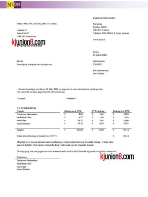 he-lan-ran-qi-zhang-dan 荷兰燃气账单,用于亚马逊地址申诉证明