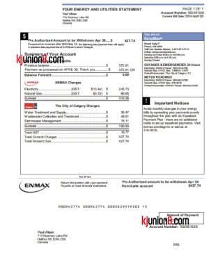 jia-na-da-dian-shui-ran-qi-zhang-dan 加拿大电+水+燃气账单