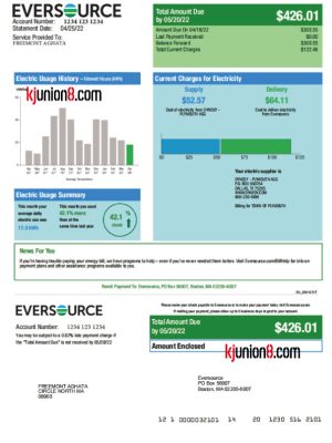 mei-guo-dian-fei-zhang-dan 美国电费账单