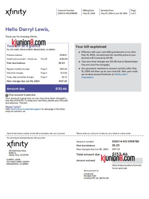 mei-guo-kuan-dai-zhang-dan (2) 美国宽带帐单模板,用于亚马逊地址申诉证明