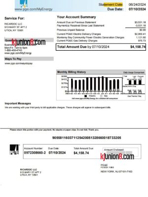 mei-guo-ran-qi-dian-li-zhang-dan 美国(太平洋天燃气和电力公司)账单
