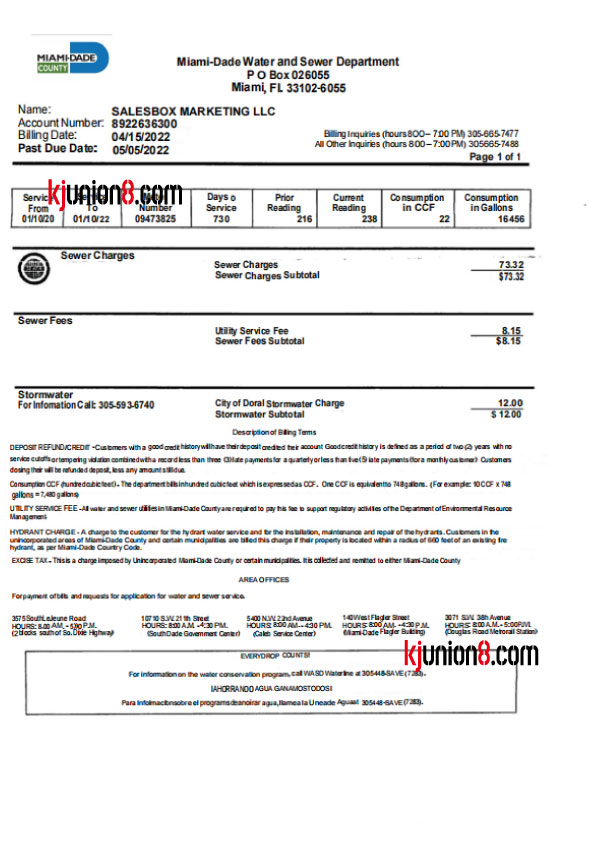 mei-guo-shui-fei-zhang-dan 美国水费账单