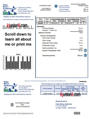 mei-guo-tuo-huo-shui-wu-ju-zhang-dan 美国托霍水务局账单模板,用于亚马逊地址证明