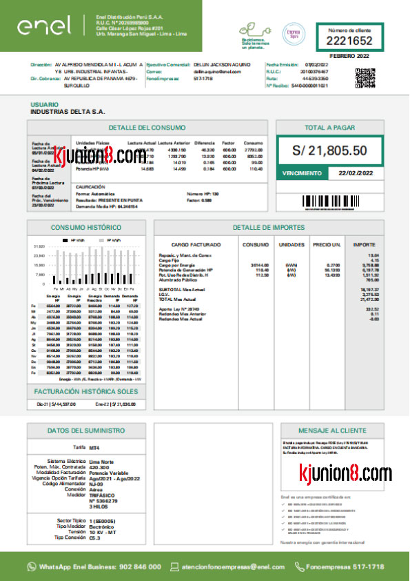 xi-ban-ya-dian-fei-zhang-dan 西班牙电费账单